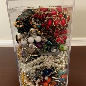 Vintage-Modern Jewelry Jar #AB 14